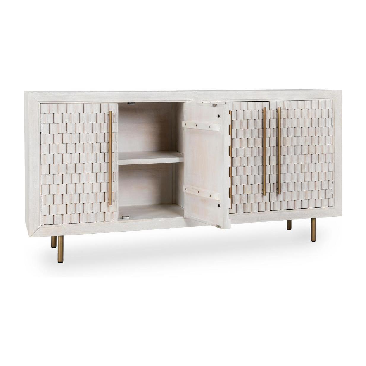 Classic Home Norwood Solid Wood 4 Door Buffet