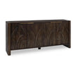 Classic Home Ledro Solid Wood 4 Door Cabinet