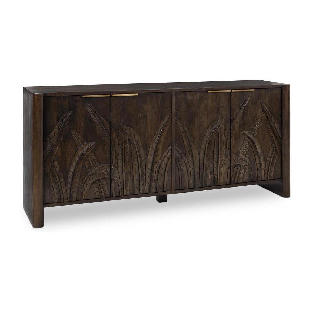 Classic Home Ledro Solid Wood 4 Door Cabinet