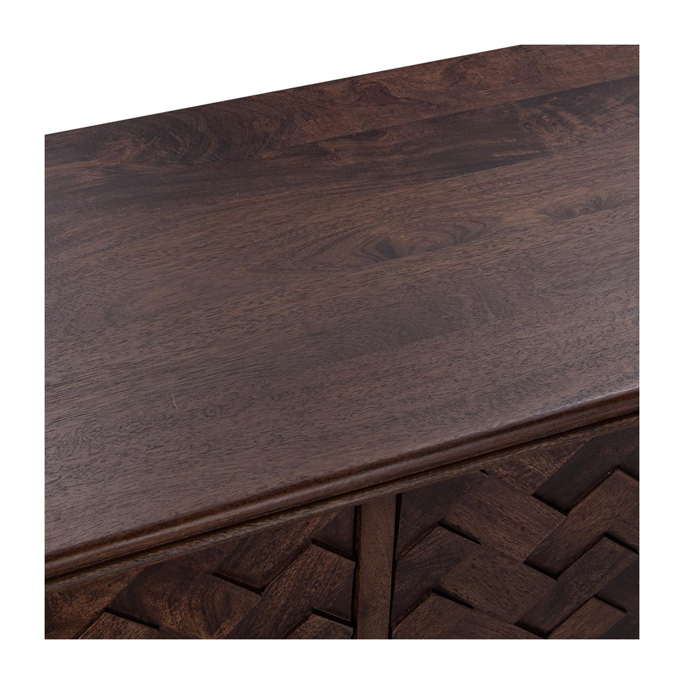 Classic Home Shira Solid Wood 4 Door Buffet