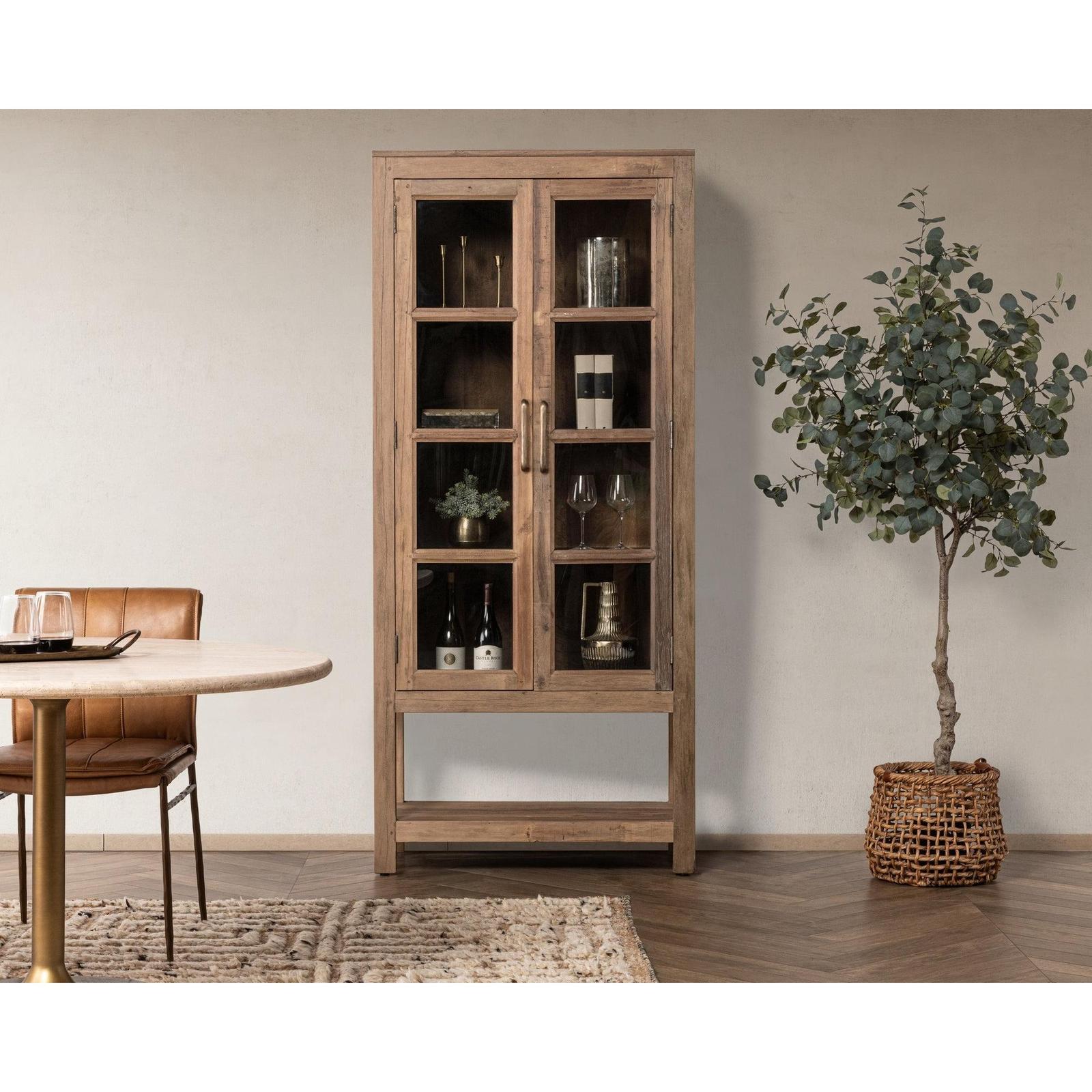 Classic Home Kharga Reclaimed Wood Tall Cabinet LTS