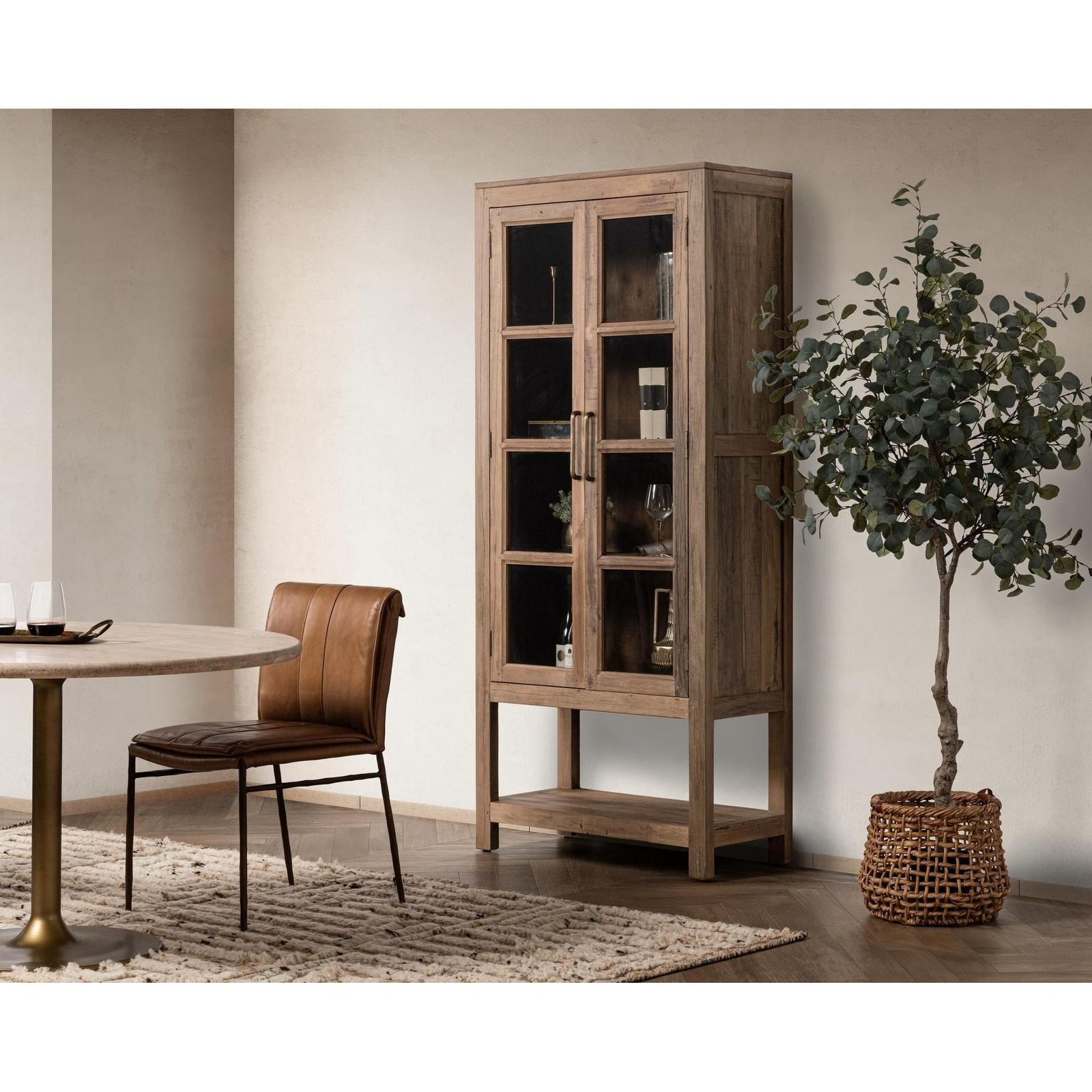 Classic Home Kharga Reclaimed Wood Tall Cabinet LTS