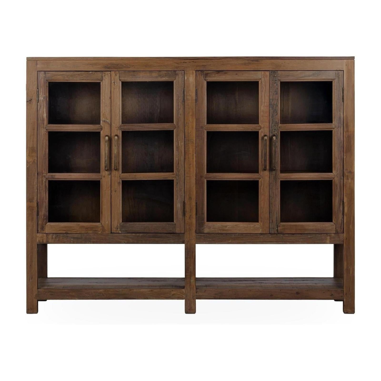 Classic Home Kharga Reclaimed Wood 4 Door Cabinet