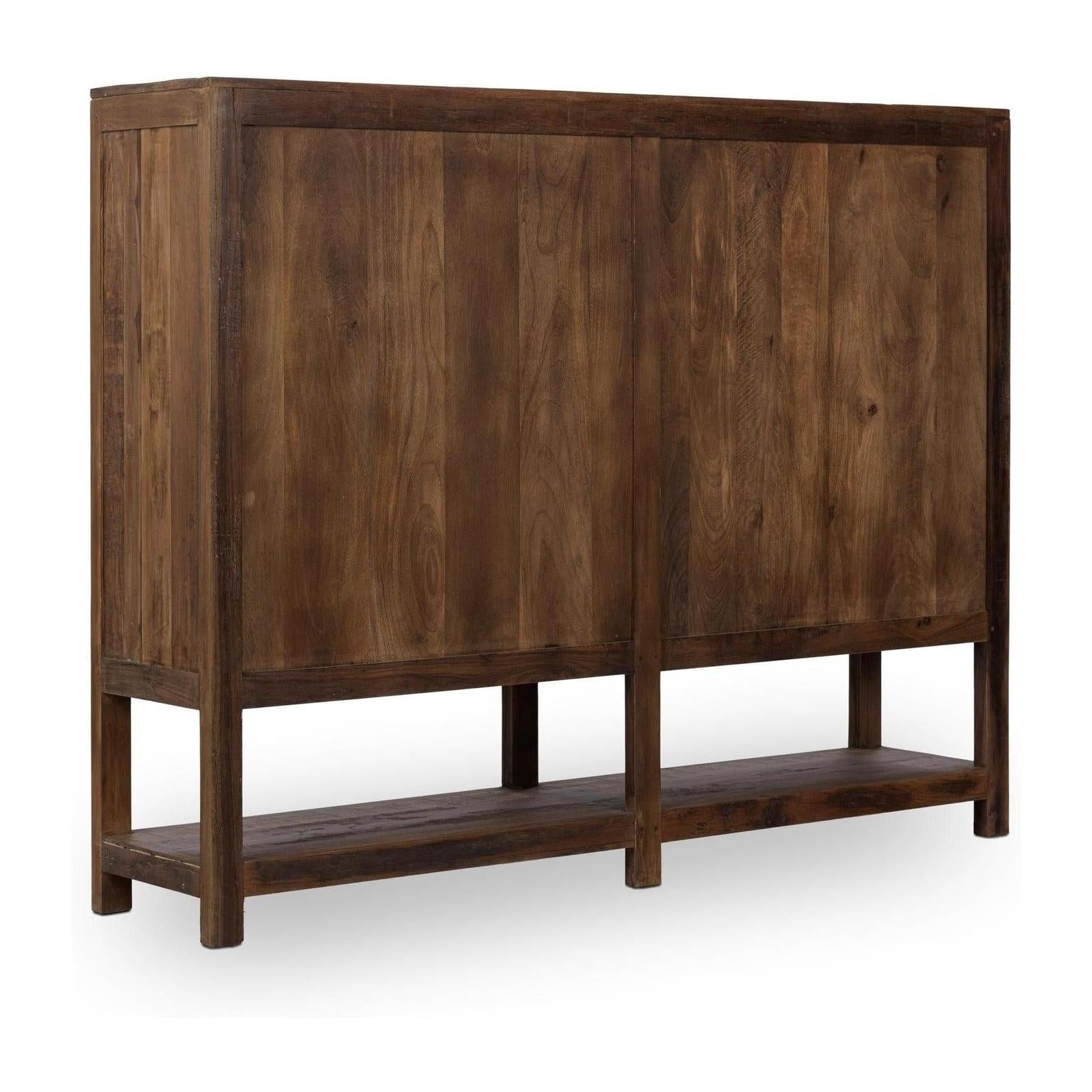 Classic Home Kharga Reclaimed Wood 4 Door Cabinet