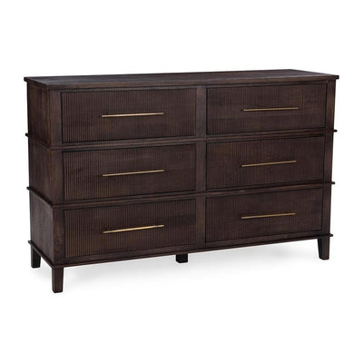 Classic Home Westlake Solid Wood 6 Drawer Dresser