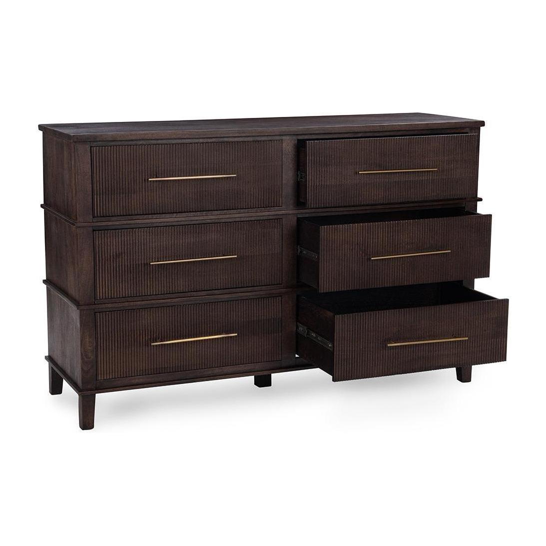 Classic Home Westlake Solid Wood 6 Drawer Dresser
