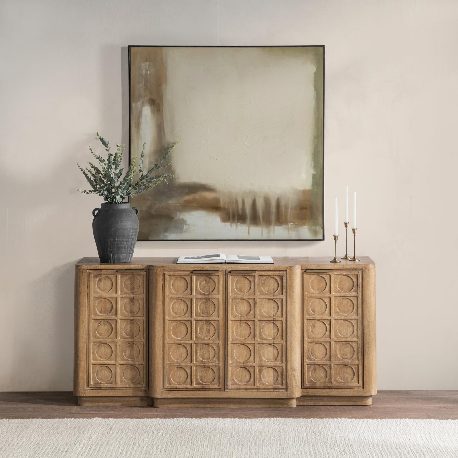 Classic Home Cleveland 4 Door Cabinet