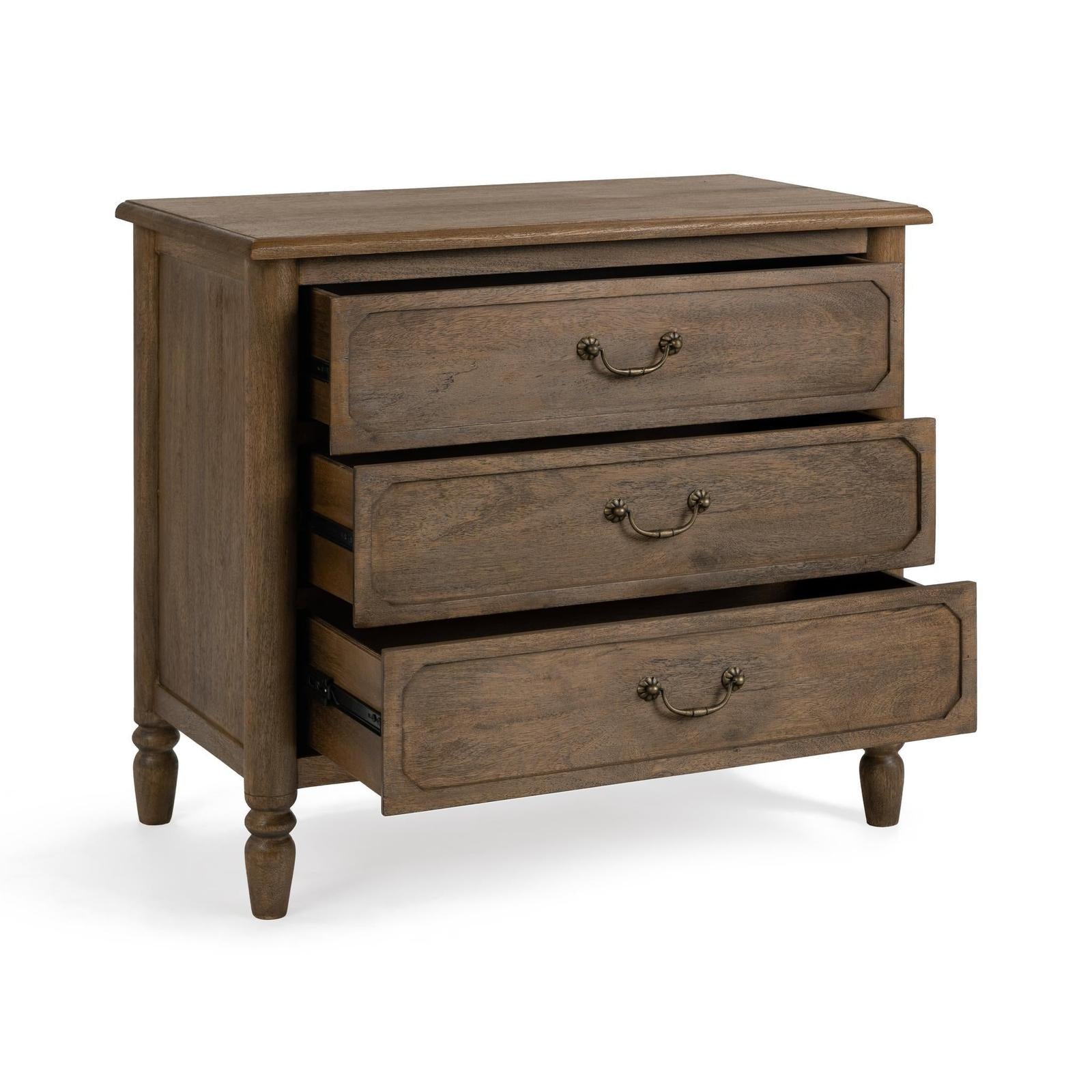 Classic Home Margaux 3 Drawer Nightstand
