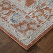 Feizy Pasha 39M7F Transitional Floral & Botanical in Red/Ivory/Blue