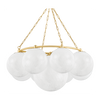 Hudson Valley Lighting Thornwood 9 Light 43.25 inch Aged Brass Chandelier Ceiling Light