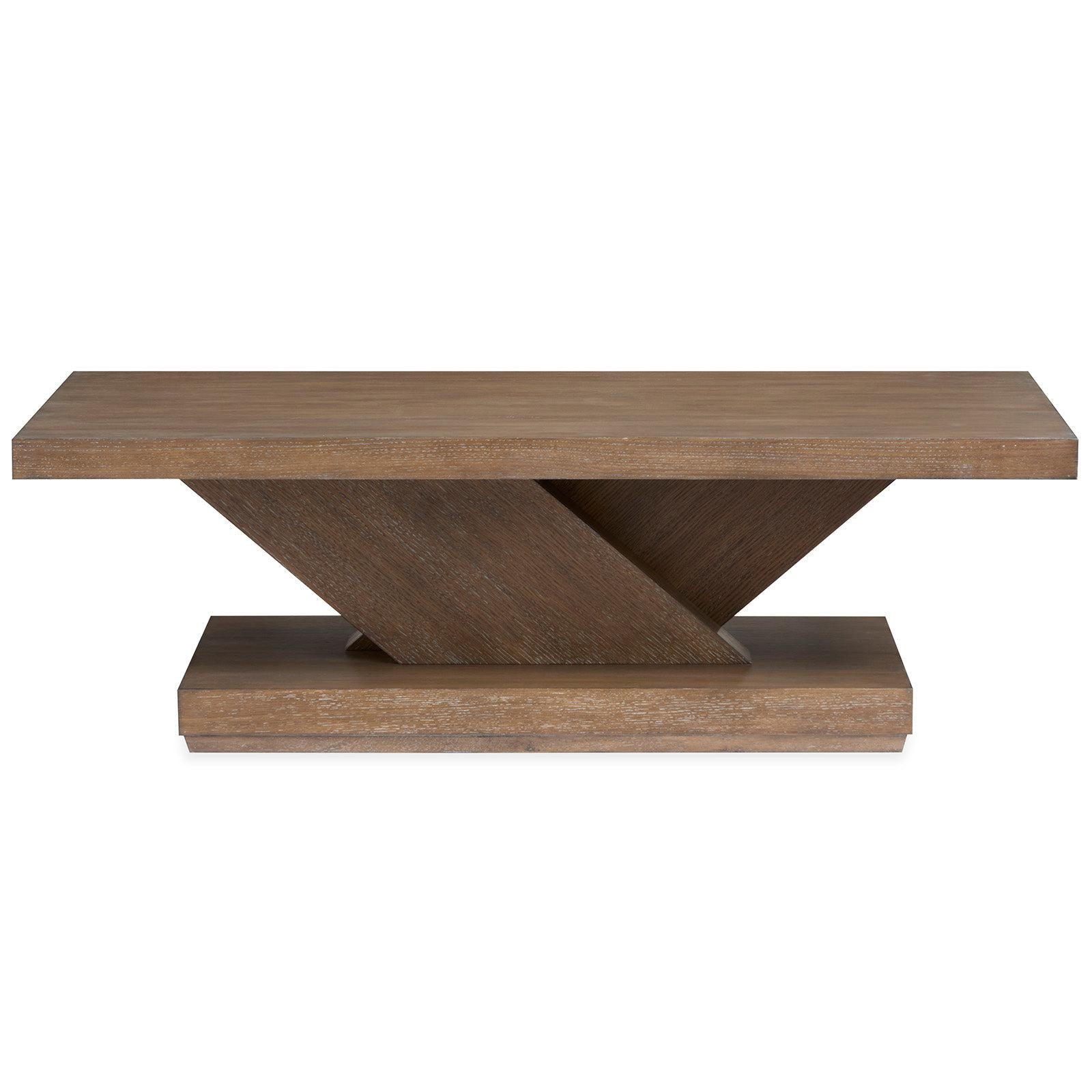 Magnussen Home Lansbury Antique Wheat Rectangular Cocktail Table With Casters