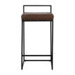 Classic Home Belfort Leather Counter Stool