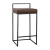 Classic Home Belfort Leather Counter Stool
