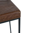 Classic Home Belfort Leather Counter Stool