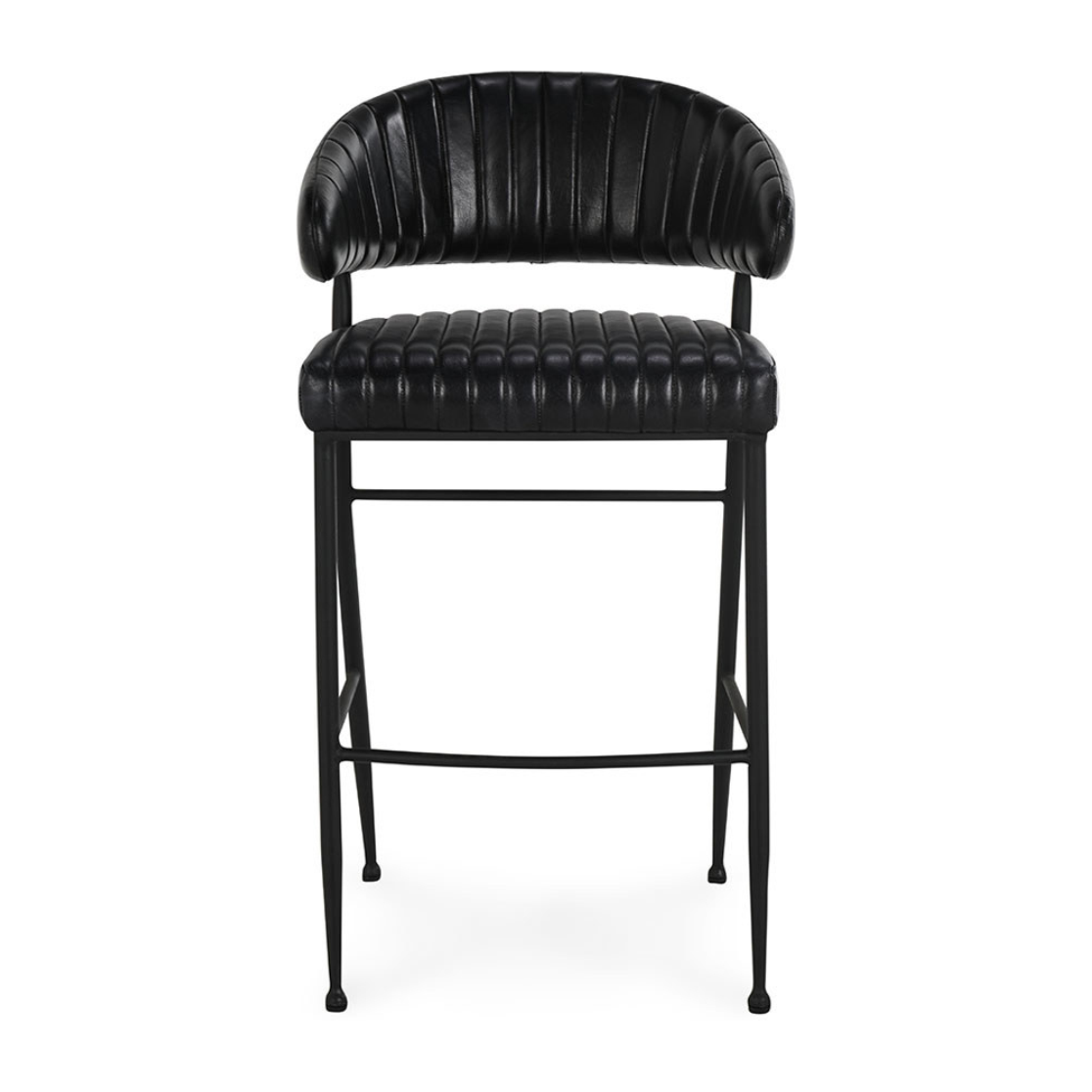 Classic Home Umbria Leather Bar Stool