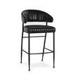 Classic Home Umbria Leather Bar Stool