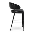 Classic Home Umbria Leather Bar Stool