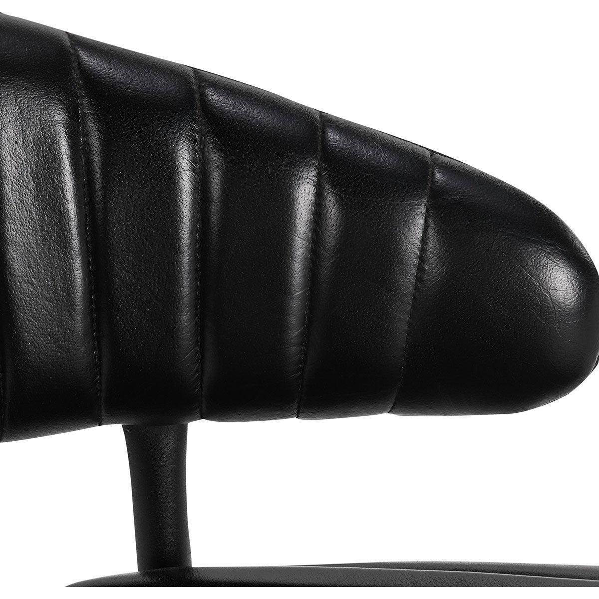 Classic Home Umbria Leather Bar Stool