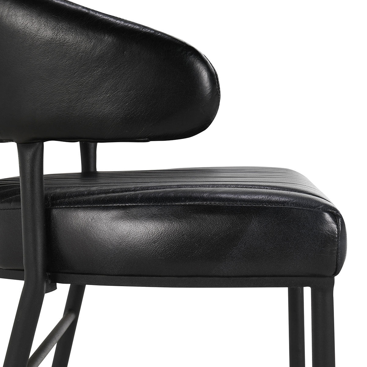 Classic Home Umbria Leather Bar Stool