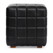 Classic Home Carlo Leather Square Ottoman