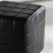 Classic Home Carlo Leather Square Ottoman
