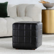 Classic Home Carlo Leather Square Ottoman