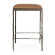 Classic Home Bose Leather Counter Stool