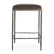 Classic Home Bose Leather Counter Stool