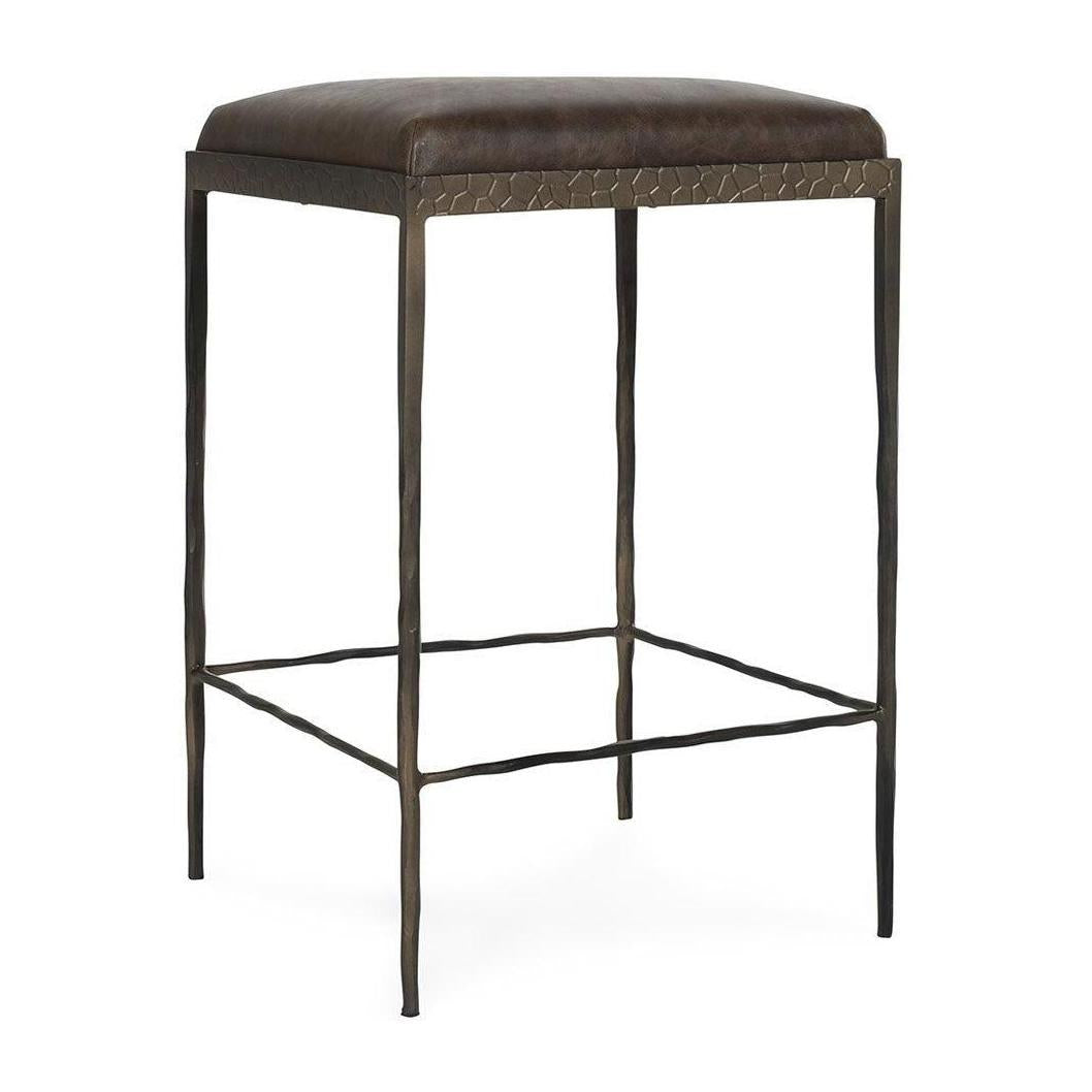 Classic Home Bose Leather Counter Stool