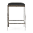 Classic Home Bose Leather Counter Stool