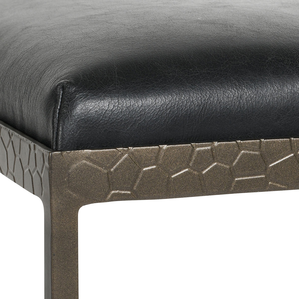 Classic Home Bose Leather Counter Stool