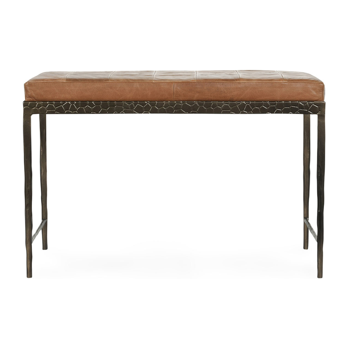 Classic Home Malo Leather Bench
