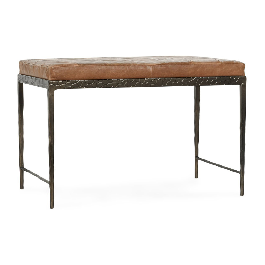 Classic Home Malo Leather Bench