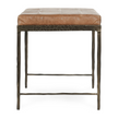 Classic Home Malo Leather Bench