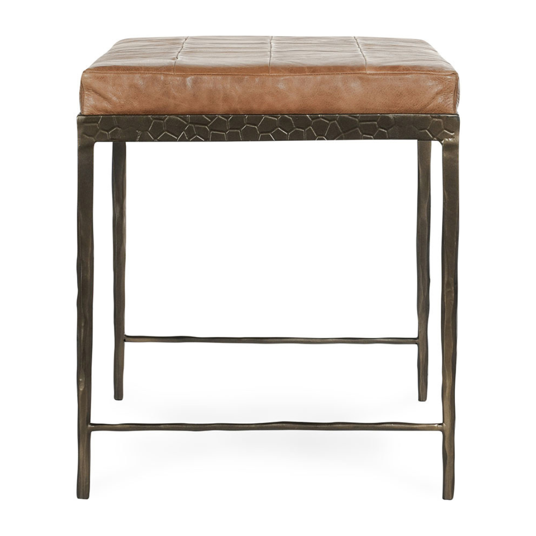Classic Home Malo Leather Bench