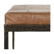 Classic Home Malo Leather Bench