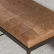 Classic Home Malo Leather Bench