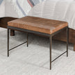 Classic Home Malo Leather Bench
