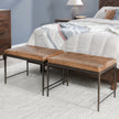 Classic Home Malo Leather Bench
