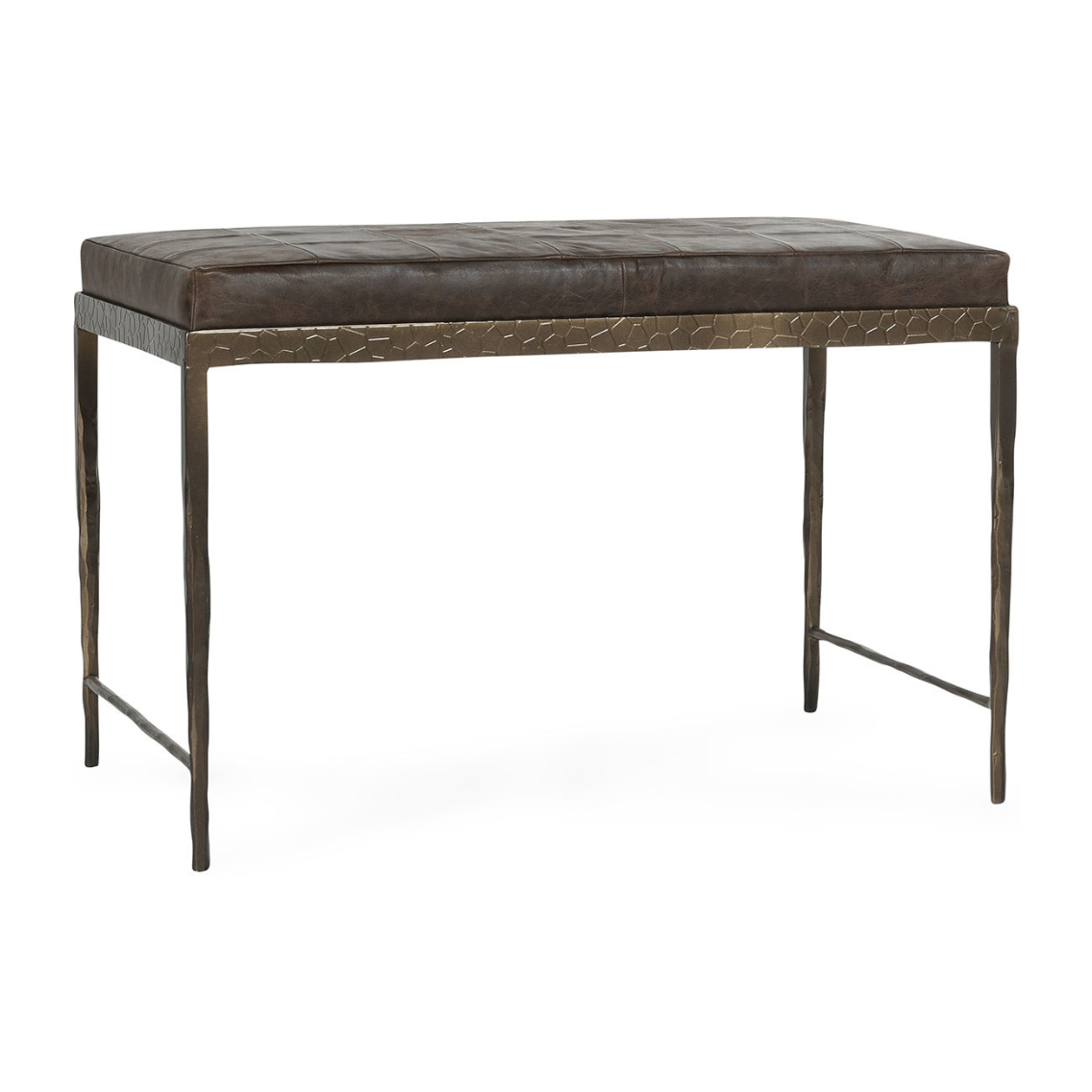 Classic Home Malo Leather Bench