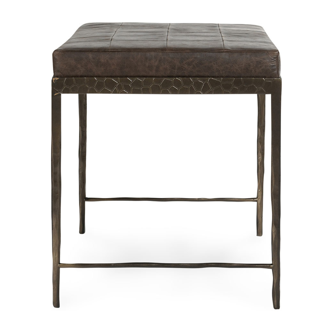 Classic Home Malo Leather Bench