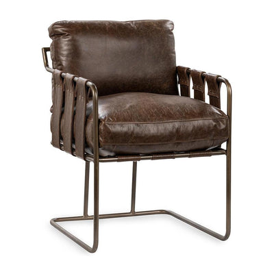 Classic Home Strapling Leather Dining Chair