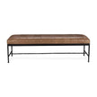 Classic Home Madeleine Leather Bench