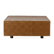 Classic Home Aristo Leather Square Ottoman