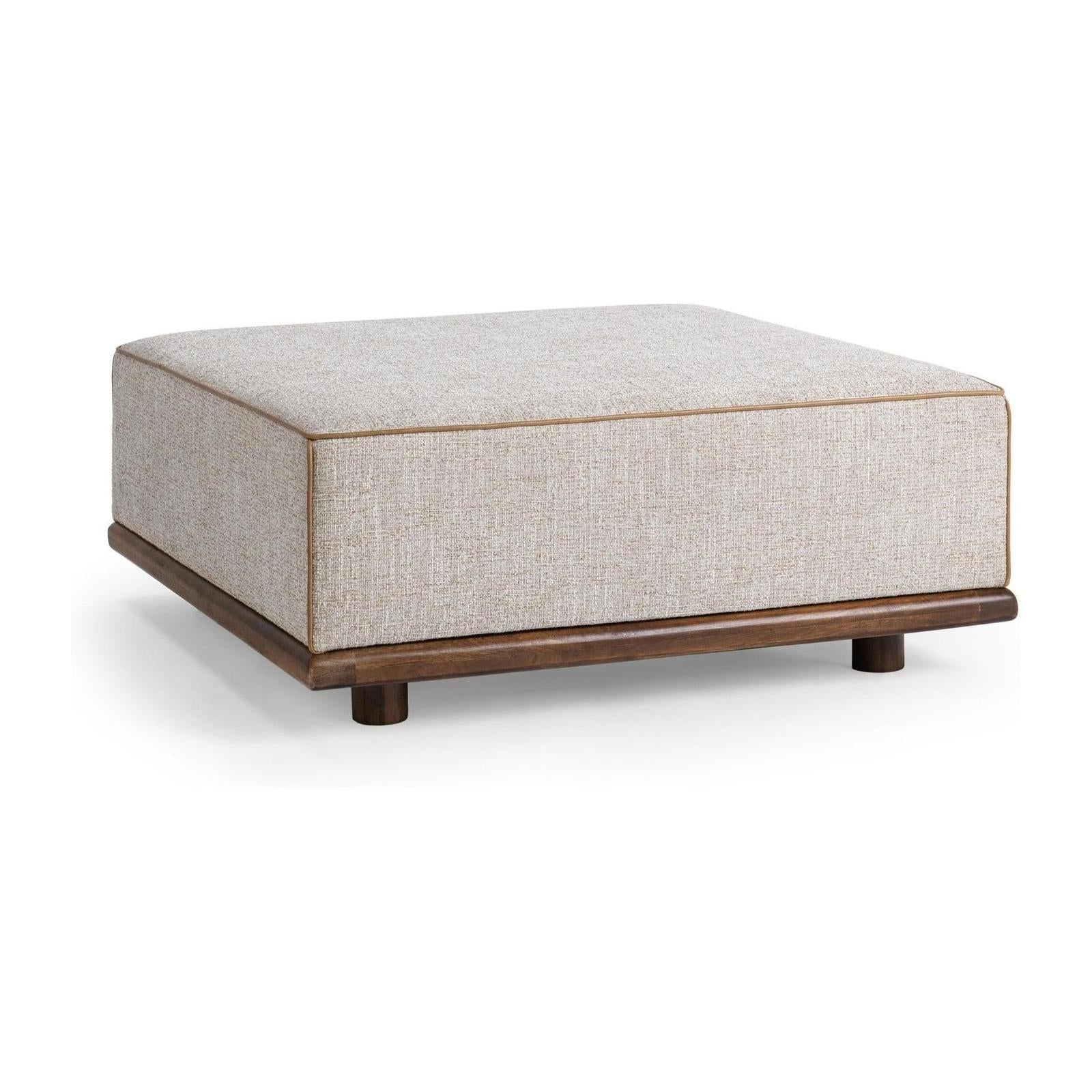 Classic Home Ellerie Square Ottoman