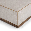 Classic Home Ellerie Square Ottoman