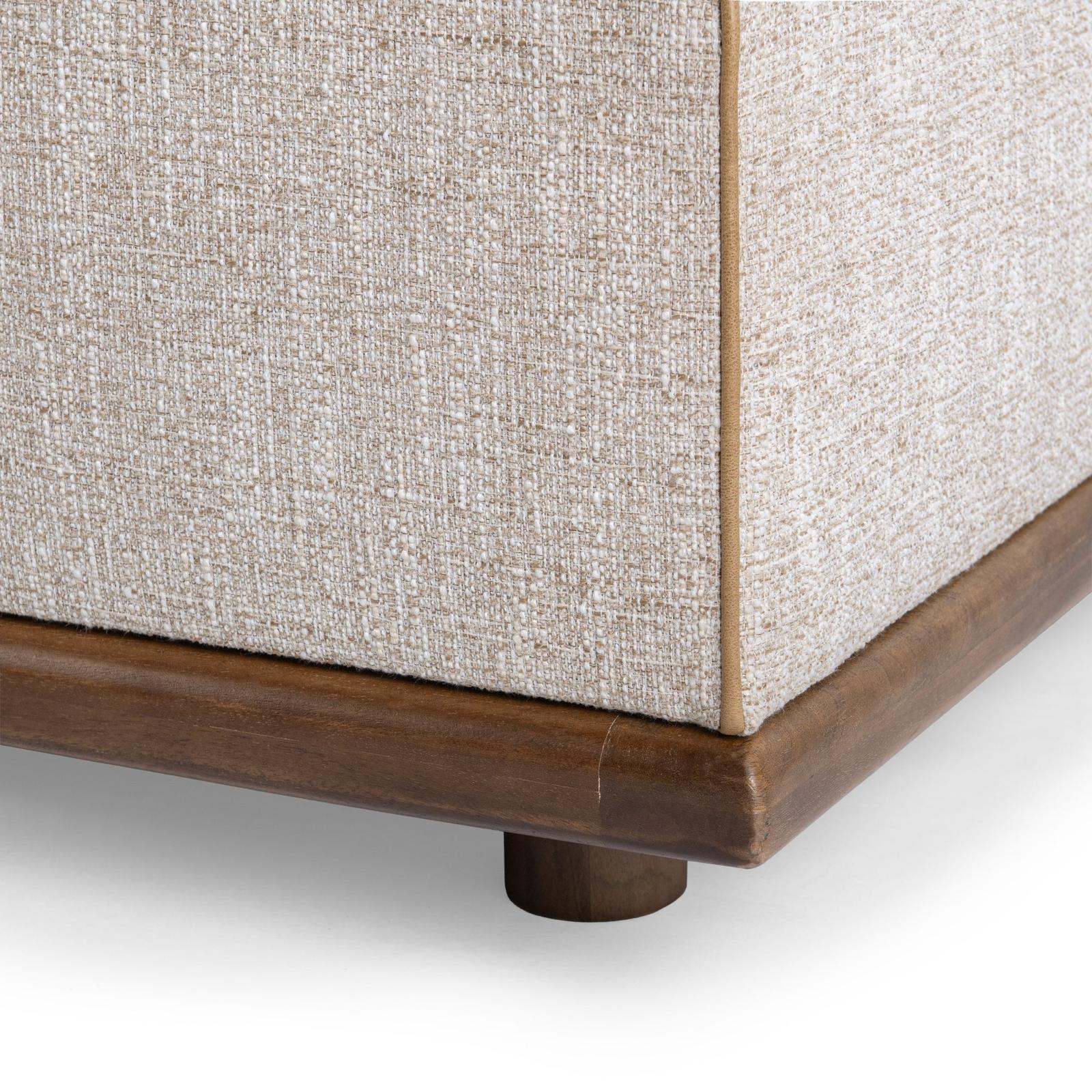 Classic Home Ellerie Square Ottoman