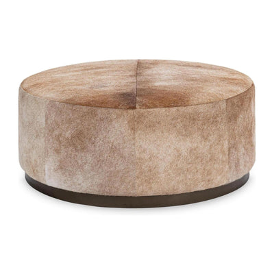 Classic Home Andre 40" Round Ottoman