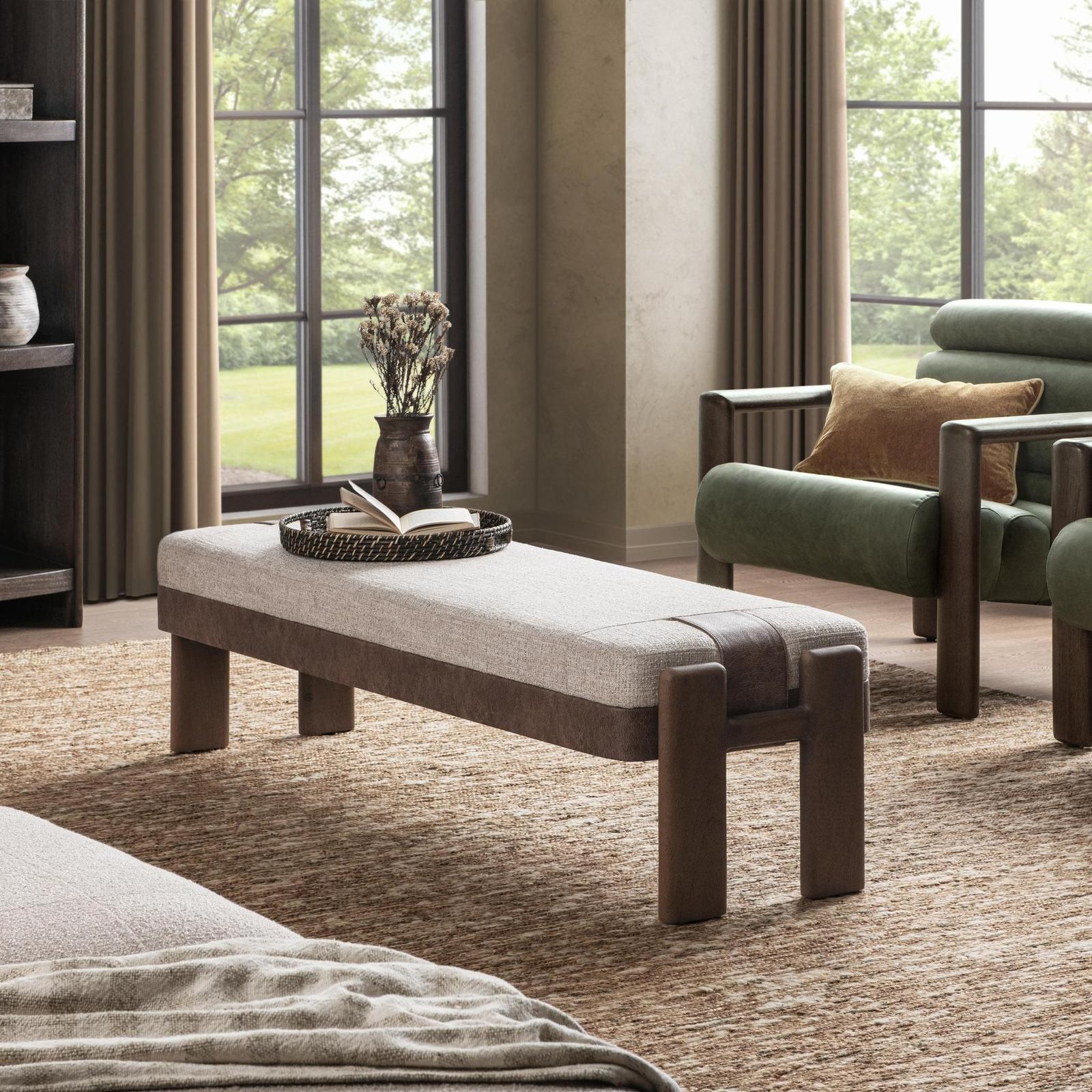 Classic Home Kava Accent Bench