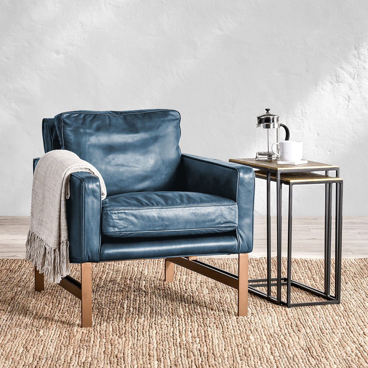 Classic Home Chazzie Leather Club Chair